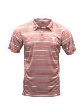 Columbia PGF Texas Longhorns Super Terminal Stripe Polo Top
